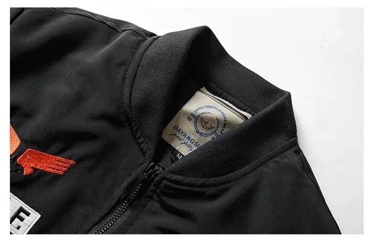 Neue Winter-Baumwoll-Fliegerjacken für Herren mit Mehreren Taschen, Modische Bomberjacken für Junge Männer, Lässige Qualitäts-Oberbekleidung – Detail 3
