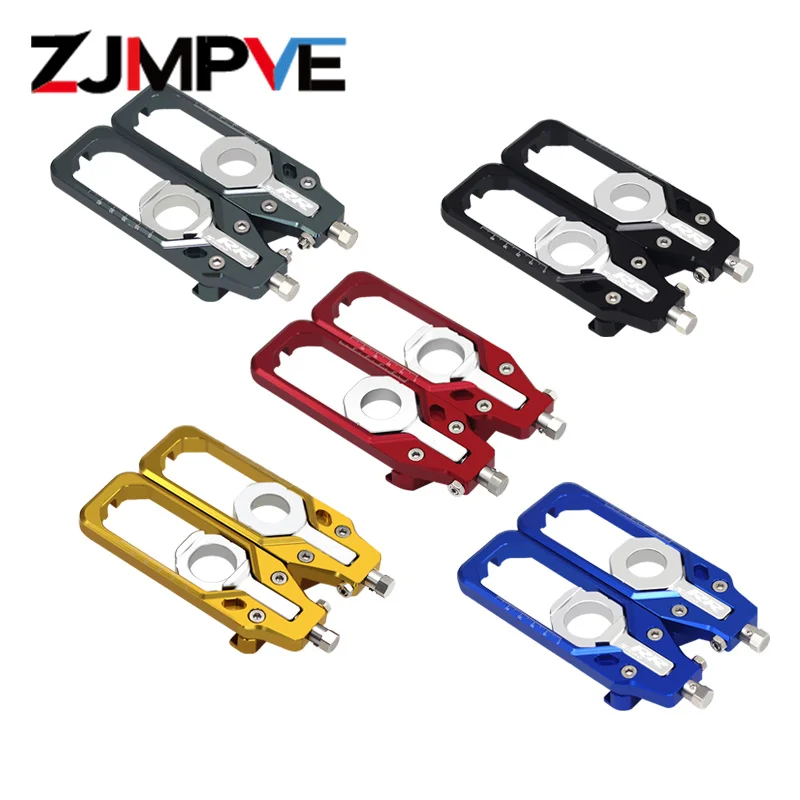 NEW For S1000R S1000RR HP4 2009-2023 Motorcycle CNC Rear Wheel Axle Blocks Chain Adjusters Tensioners With Spool s1000r s1000rr