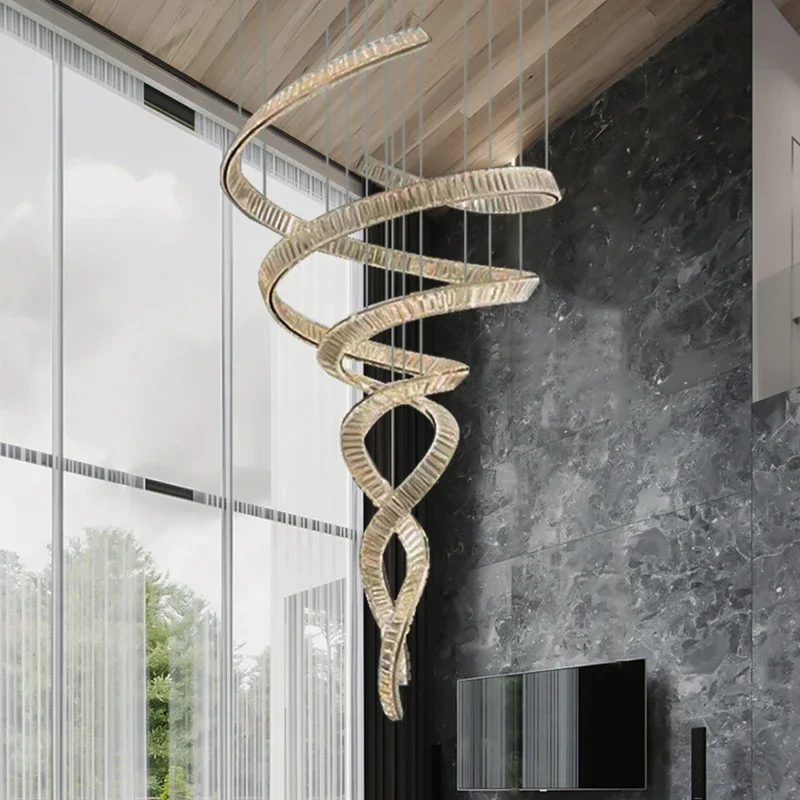 Modern Home Decoration Crystal Chandelier Tair Pendant Lamp For Living Room Hanging Light Indoor Pendant Light Lamps Lighting