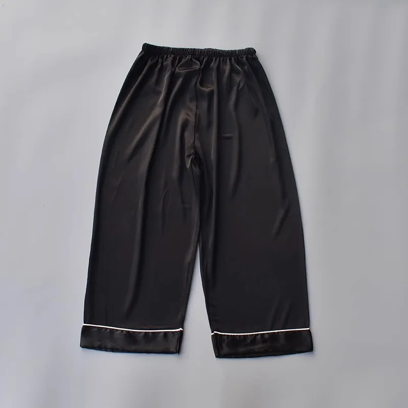 CLEVER MENMODE Pijama de cetim masculino, calça curta, boxers de fundo do sono, calças curtas, calça caseira lounge, pijama casual para casa