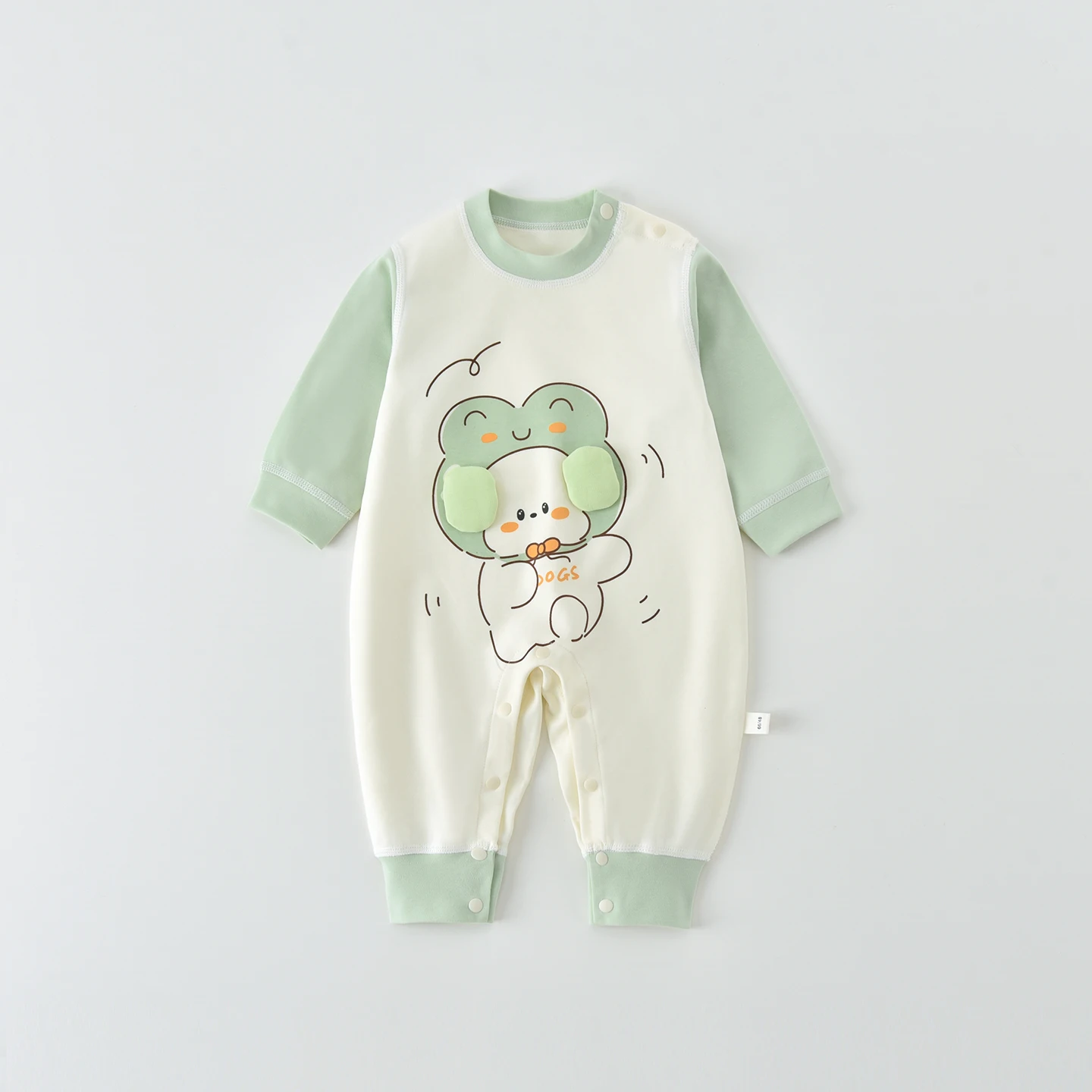 

Unisex Baby Onesie Clothes Cotton for four Seasons Girls Cute Cartoon Long-Sleeved Jumpsuit Boys Round Neck Outwear Trend