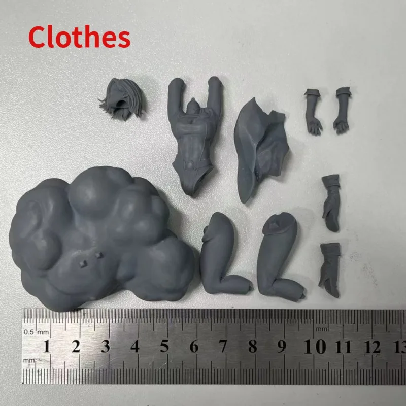 Kit de modelo de montagem de figura de resina em escala 1/24, mulher quente e bonita, resto, personagem de fantasia, sem montagem, impressão 3d sem pintura