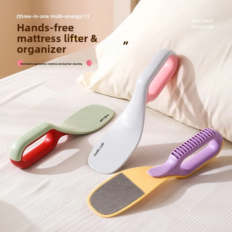 2-in-1 Portable Mattress Lifter Ergonomic Mattress Wedge Lifter Bed Aid Domestic Mattress Lifting Aid Sheet Changing