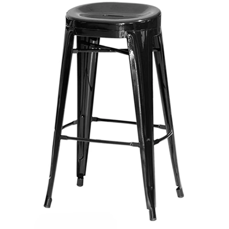 Solid iron metal base modern multi-purpose bar stool