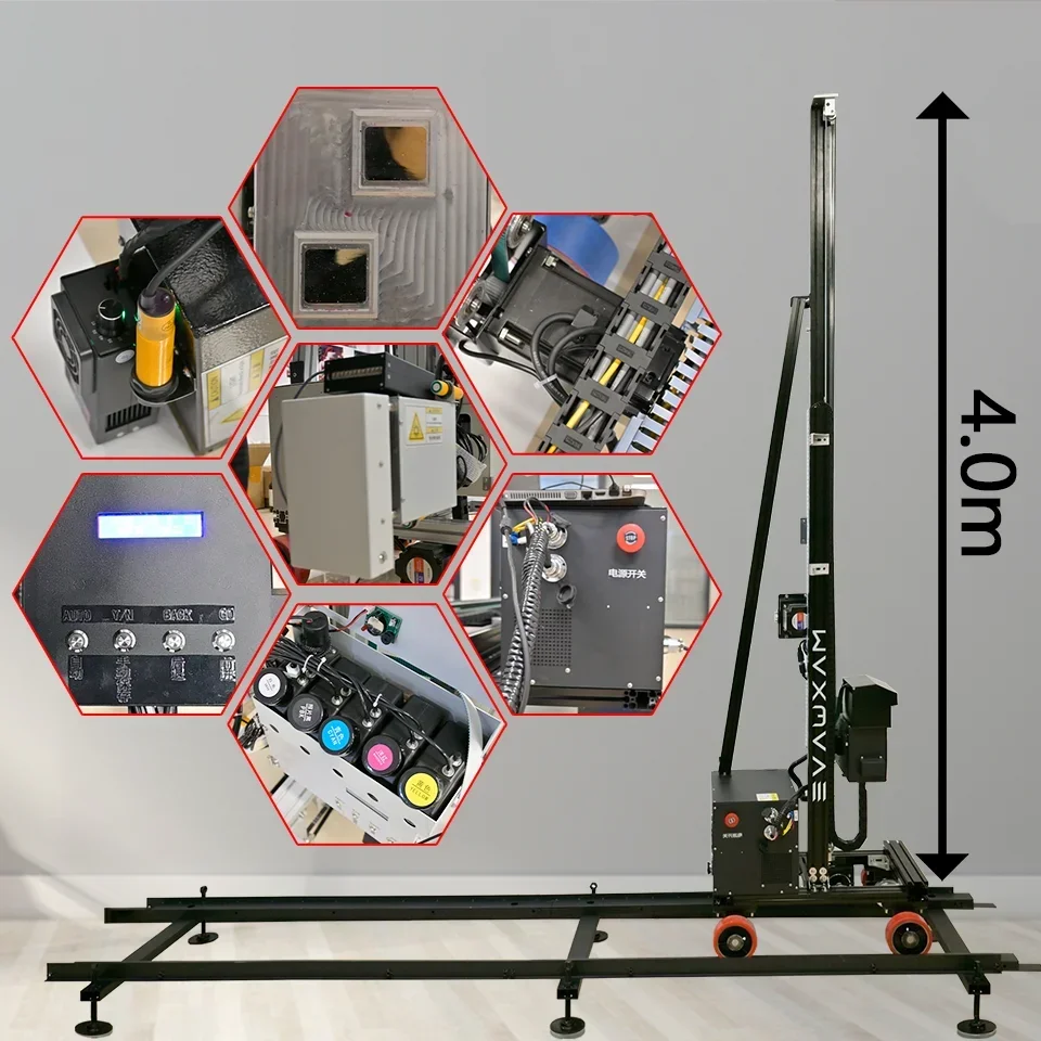 UV Ink Printer Machine Industrial Wall and Floor UV Printer 2 DX10 Head Type Direct To For Wall Paper
