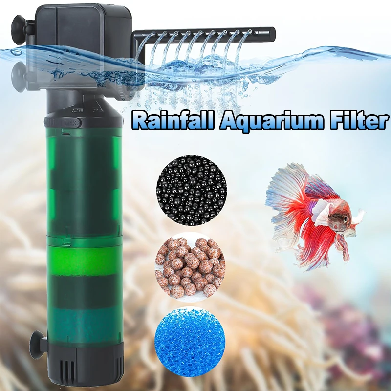 

Oxygenation Filter Pump Aquarium Filter Fish Tank Silent Water Pump Aquarium Built-in Filter Water Pump Fish Tank 3-in-1 Filter
