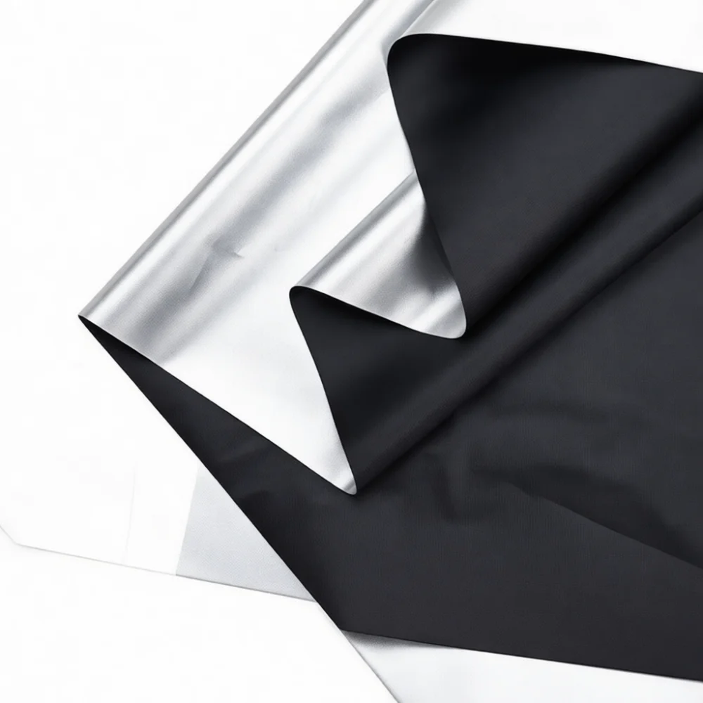Titanium Silver Blackout Cloth Sun Shade Fabric Heat Insulation Material For Garden Canopy And Indoor Shield