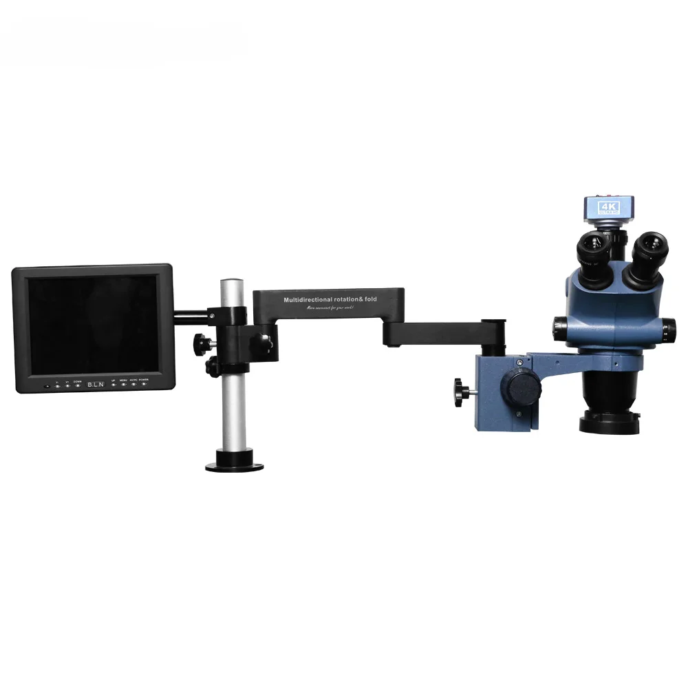 Factory Direct! 36565for Kaisi Microscope Mobile Phone Repairing 4k Digital Microscope Trinocular Compound Boom Stand Microscope