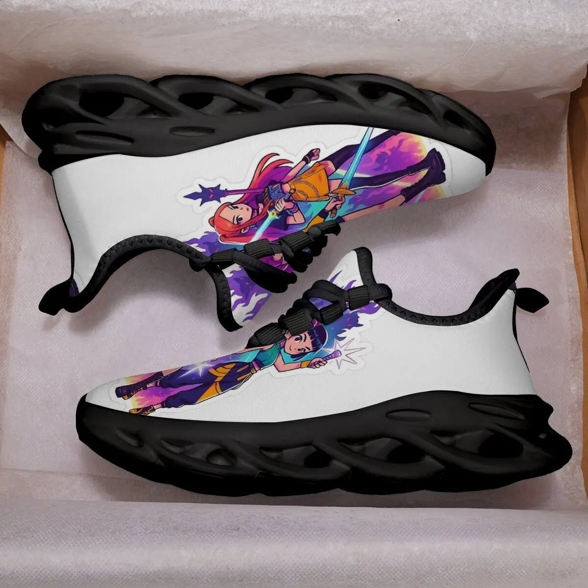 Sepatu Lari Unisex 2025 Pria Wanita Ringan Berbahan Mesh Bernapas Nyaman Datar Lembut Sepatu Tenis Musim Panas Sneakers Bertali Pria