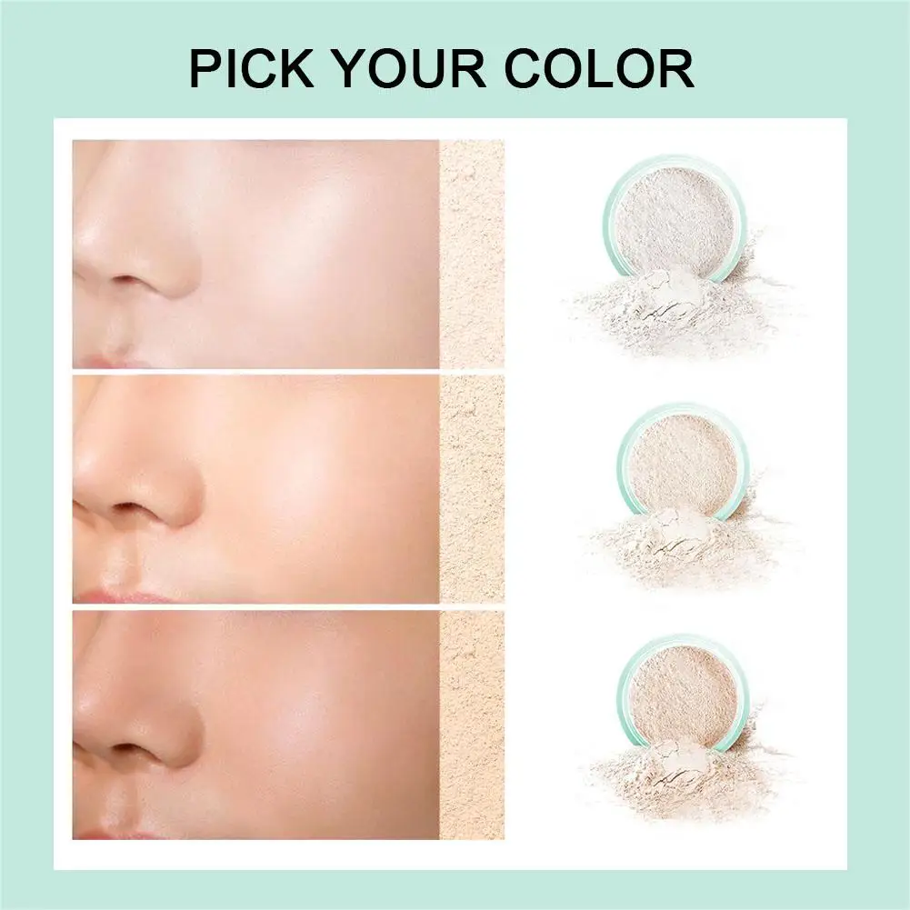 フェイスルースパウダー マット半透明セッティングパウダー 化粧品 防水 オイルコントロール ベルベットのようなプロフェッショナルな持続メイクアップ