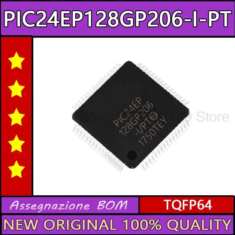  PIC24EP128GP206-I-PT PIC24EP128GP206-I  PIC24EP128GP206 TQFP64 New original ic chip 