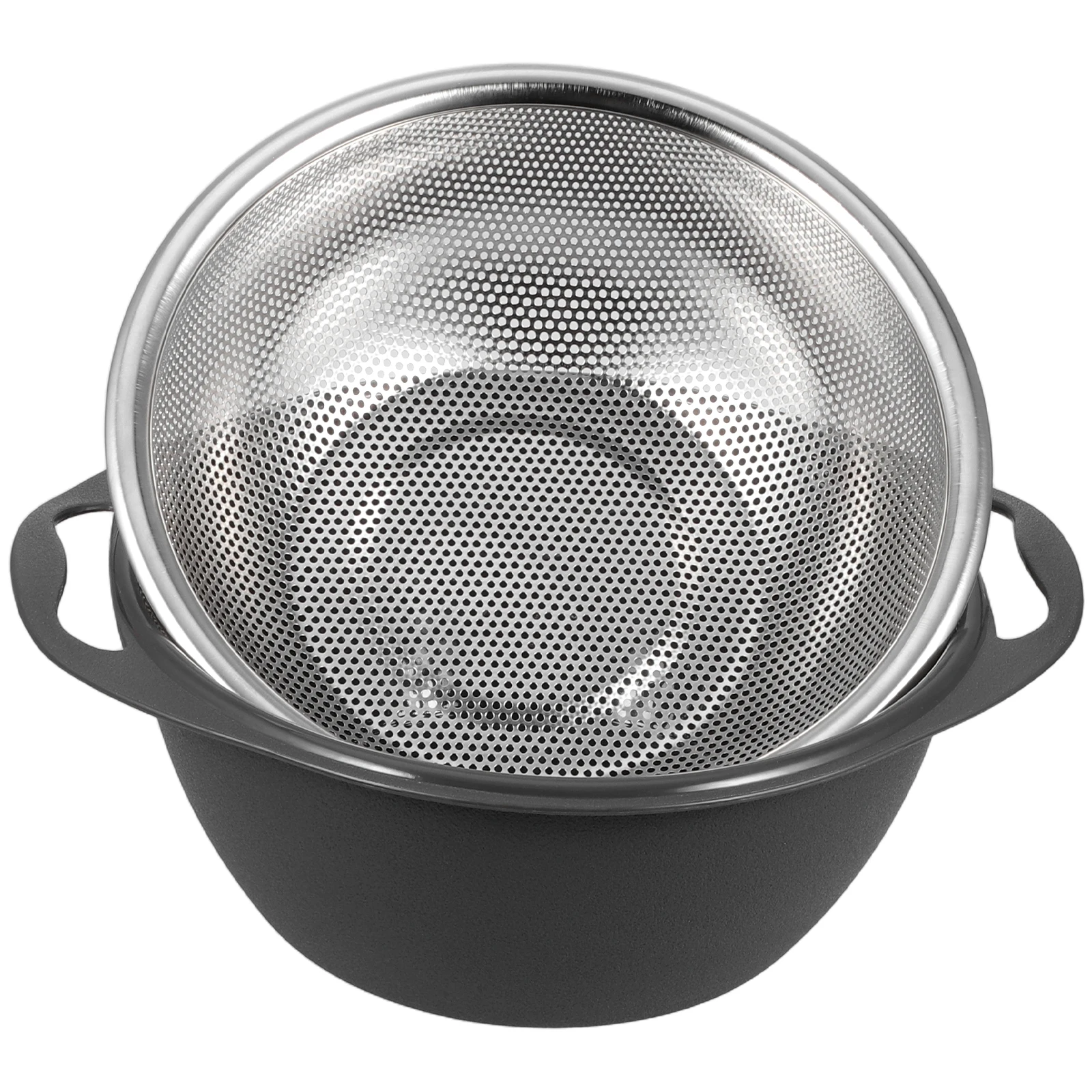 

Stainless Steel Drain Basket Bowl Drainer Vegetable Rack Strainer Kitchen Gadgets Accessories Fine Holes Large Capacity