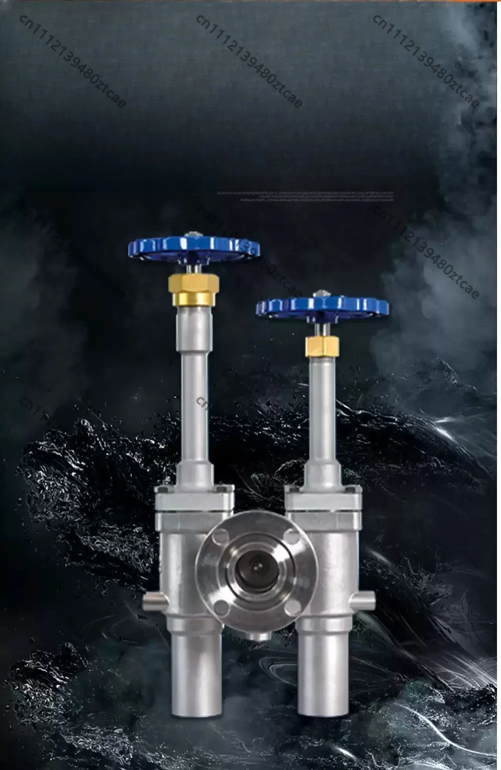 DJ44F-40P Cryogenic Combined Filling Valve Oxygen Nitrogen CO2 Storage Tank Multifunctional Charging Control Valve