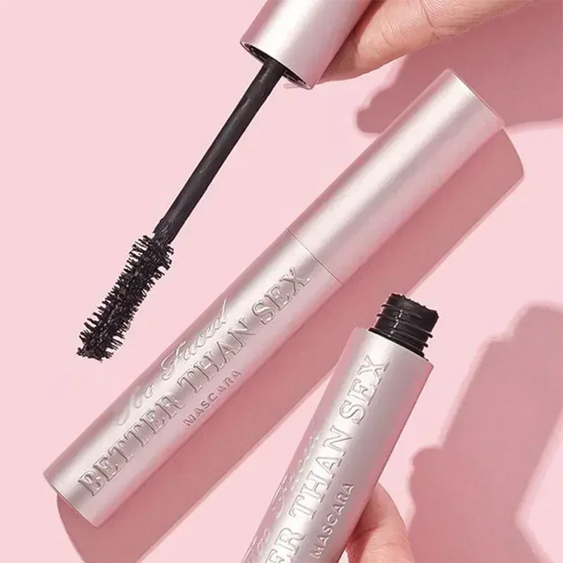 Better Than Sex Mascara make up Big Eyes Nourish Waterproof Sweatproof Bushy Long Volume Pink Aluminum Smooth Makeup 8ml