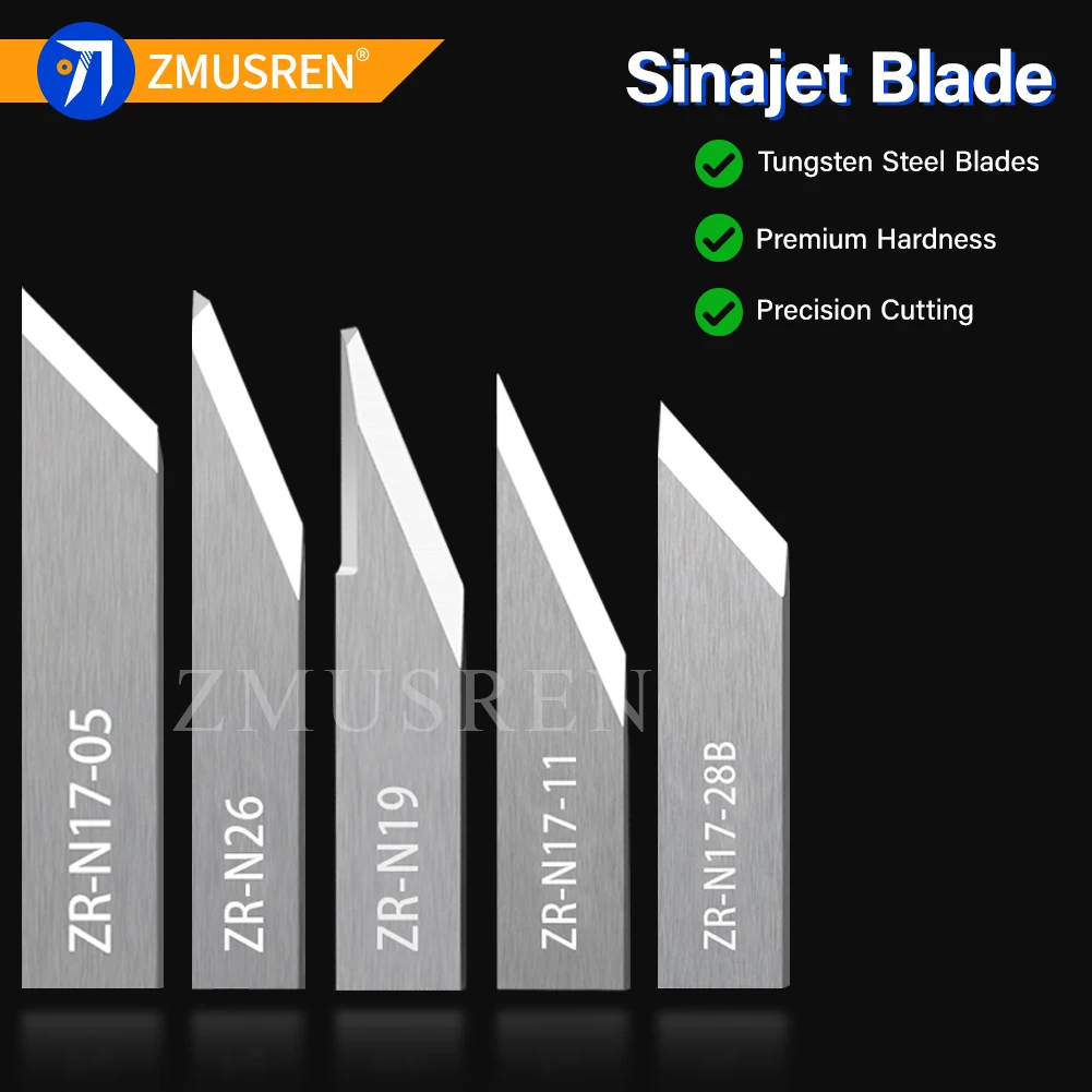 10PCS Sinajet Carbide Tungsten Knife Blade N17-05 N19 N73-02 N73 N17-11 SINAJET JWEI IECHO RUIZHOU Cutter Oscillating Blade