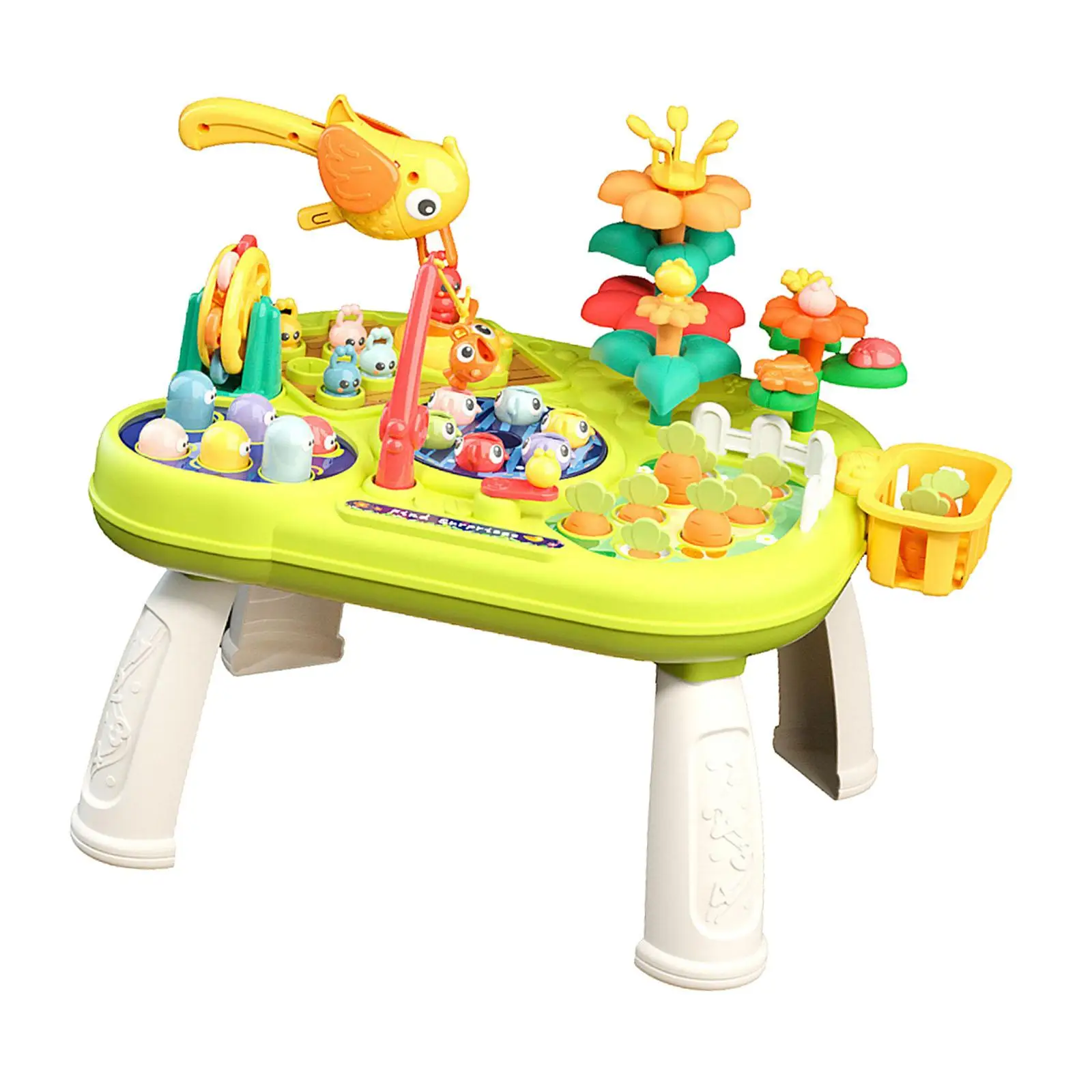 Baby Activity Table Learning Toy Interactive Toys Fishing Game Baby Sensory Toys