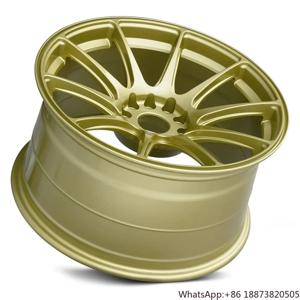 New 15 Inch Aluminum Alloy Racing Mag Wheels Flat Black Concave 527 Passenger Car Rim 17x8 with 25mm or 35mm ET