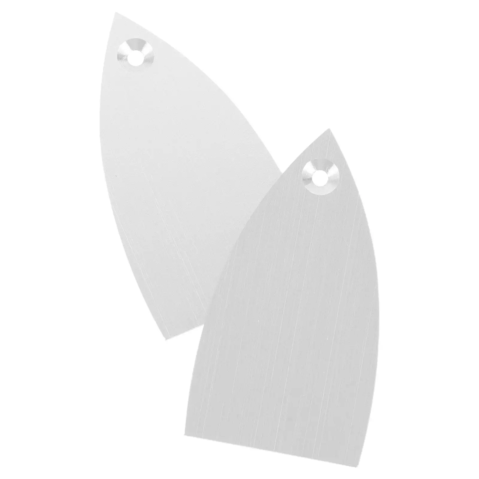 2Pcs Aluminum Alloy Guitar Truss Rod Cover Plate Precision Fit Metal Headstock Cover Guitar Neck Adjustment Replacement Luthier