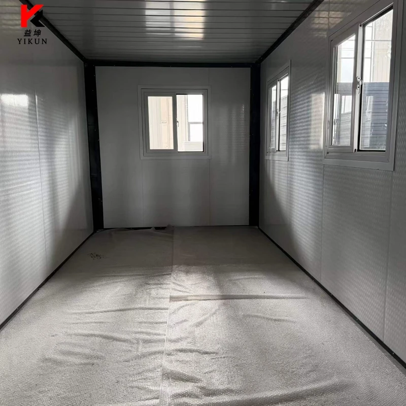 X-Type 20FT Foldable Storage Site Office Steel Folding Container House for Villa Made with Sandwich Panel Material