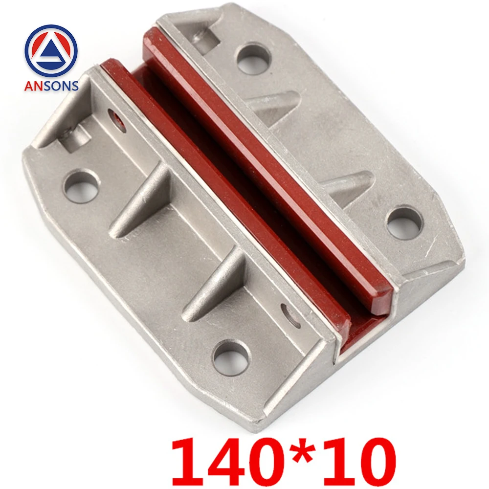 100*10 16 140*10 16 mm S**R Elevator Counterweight Guide Shoe 5500 5200 Sliding Guide Shoe Busher Ansons Elevator Spare Parts