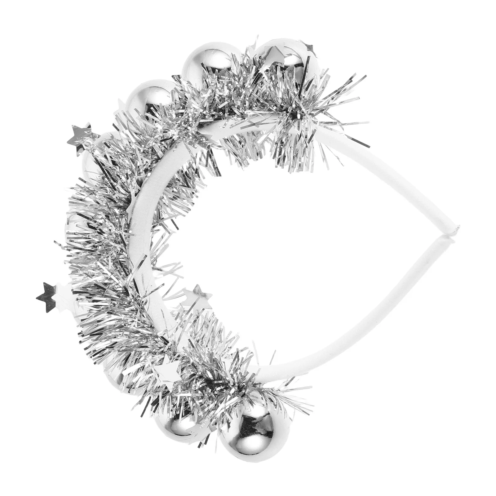 

Disco Ball Headband Silver Glitter Festival Party Headpiece Party Decoration Birthday New Year Dance Costume Disco Hair Piece