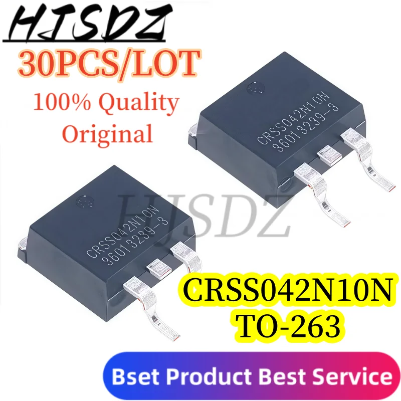 【30PCSLOT】 CRSS042N10N TO-263 100V 120A N-channel MOSFET Protective Plate Spot Shipment