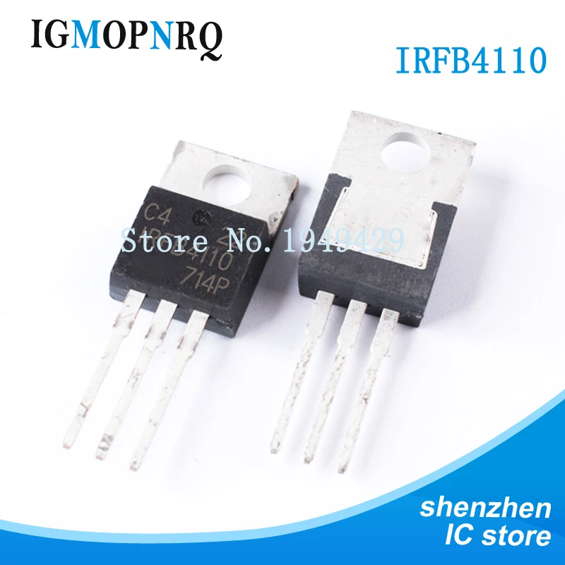 10 stücke irfb4110pbf to220 irfb4110 b4110 bis-220 mos fet Transistor original