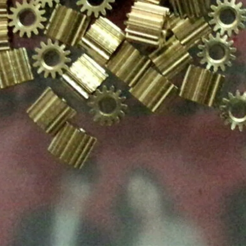 0.3M 14T Copper Gear Hole 1.98mm 2mm Fitted Mechanical Small Modulus Gear