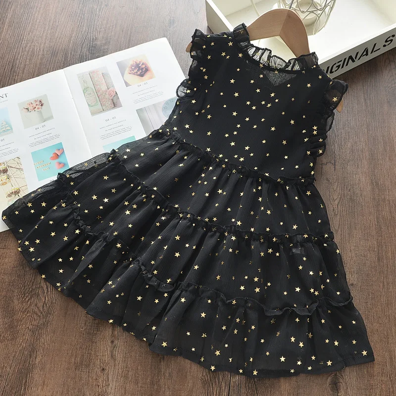 

Children Girls Wedding Dress 2025 Summer Fashion Girl Kids Party Dresses Outfits Gown Children Princess Clothes