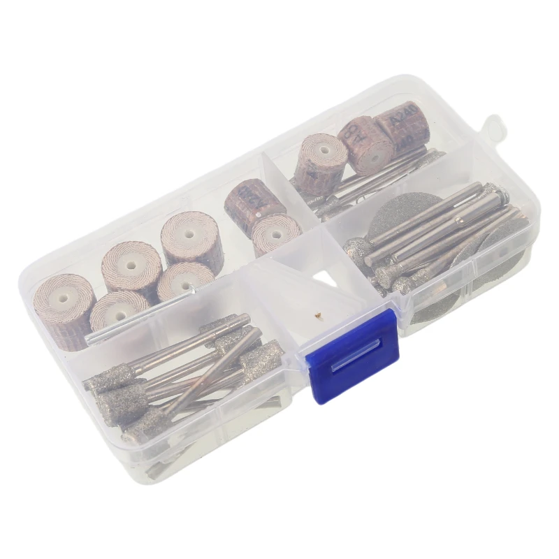 전기 연마 비트 조각기 소모품 다이아몬드 연마 바늘 부품 밀링 연마 드릴링 절단 도구