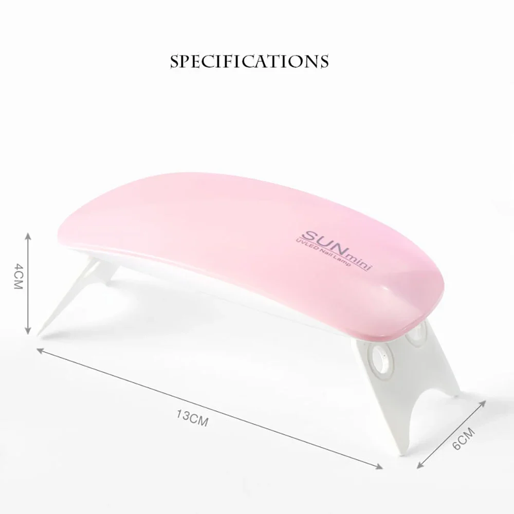 Mini Nail lamp phototherapy Led Lamp mouse type small USB portable nail polish quick-drying Nail Dryers Tools