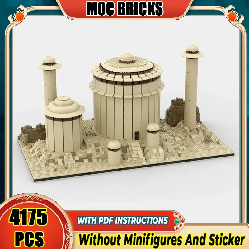 

Star Movie Series Moc Building Bricks Desert Tattoo Palace Model Building Technology Modular Blocks Construstion Toy Gifts