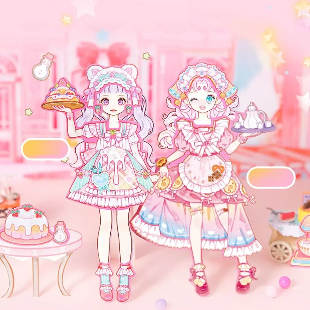 

Artistic Adhesive Decorative Stickers DIY Cartoon Dress Up Sticker Student Stationery Scrapbook Sticker