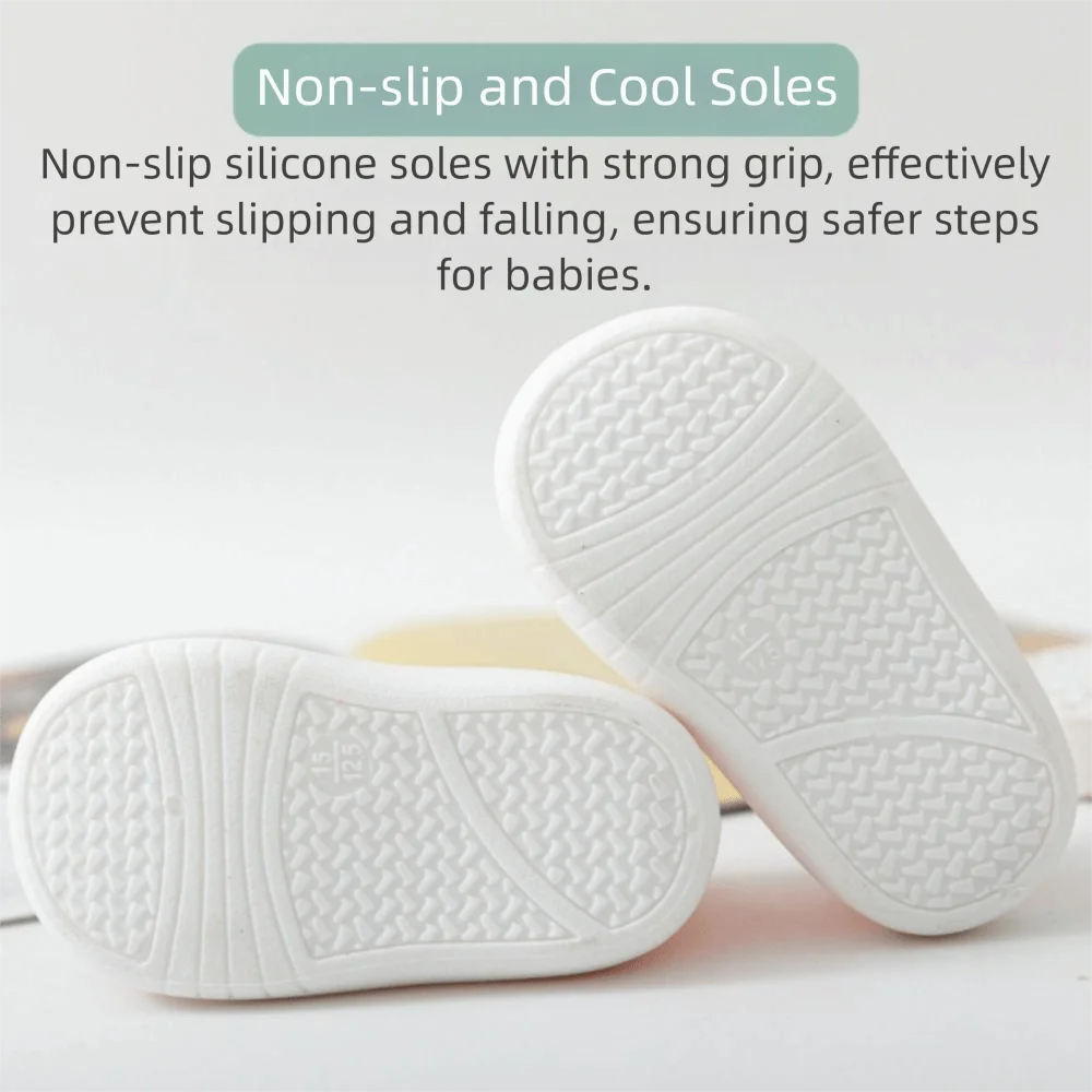 

Mesh Design Breathable Mesh Baby Shoes Soft Sole Breathable Fabric Non-slip Baby Shoes Anti-slip Bottom Lightweight