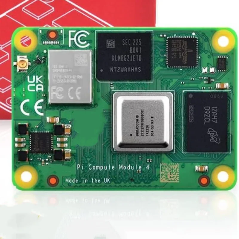 Raspberry Pi Computing Module 4, CM4 8GB RAM 32GB EMMC Single Board Bluetooth 5.0 Dual Band WiFi (CM4108032)