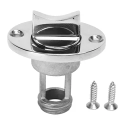 Boat Accessories Marine Drain Plug 1in Stainless Steel Screw Type Boat Drain Valve with O Ring Washer for Replacement Drain Plug