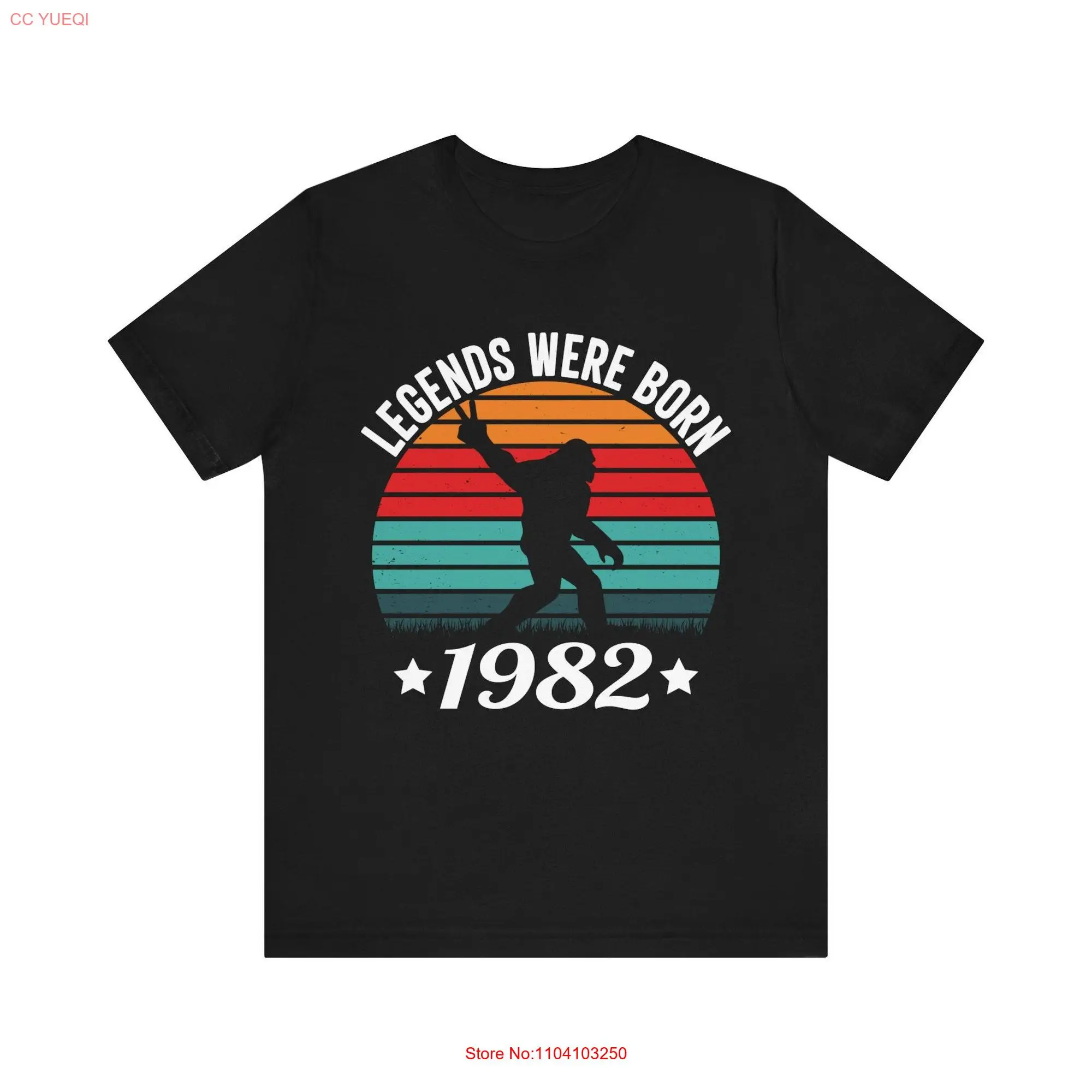 Legends Were Born in 1982 T Shirt Celebrating Vintage 41st Birthday Retro Classic Year Apparel Perfect Milestone