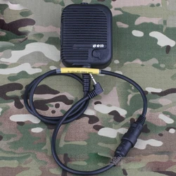 Emersongear For USMC Intercom PTT Radio Walkie Talkie Hunting Outdoor Shooting Cycling Combat Hiking BK EM8957