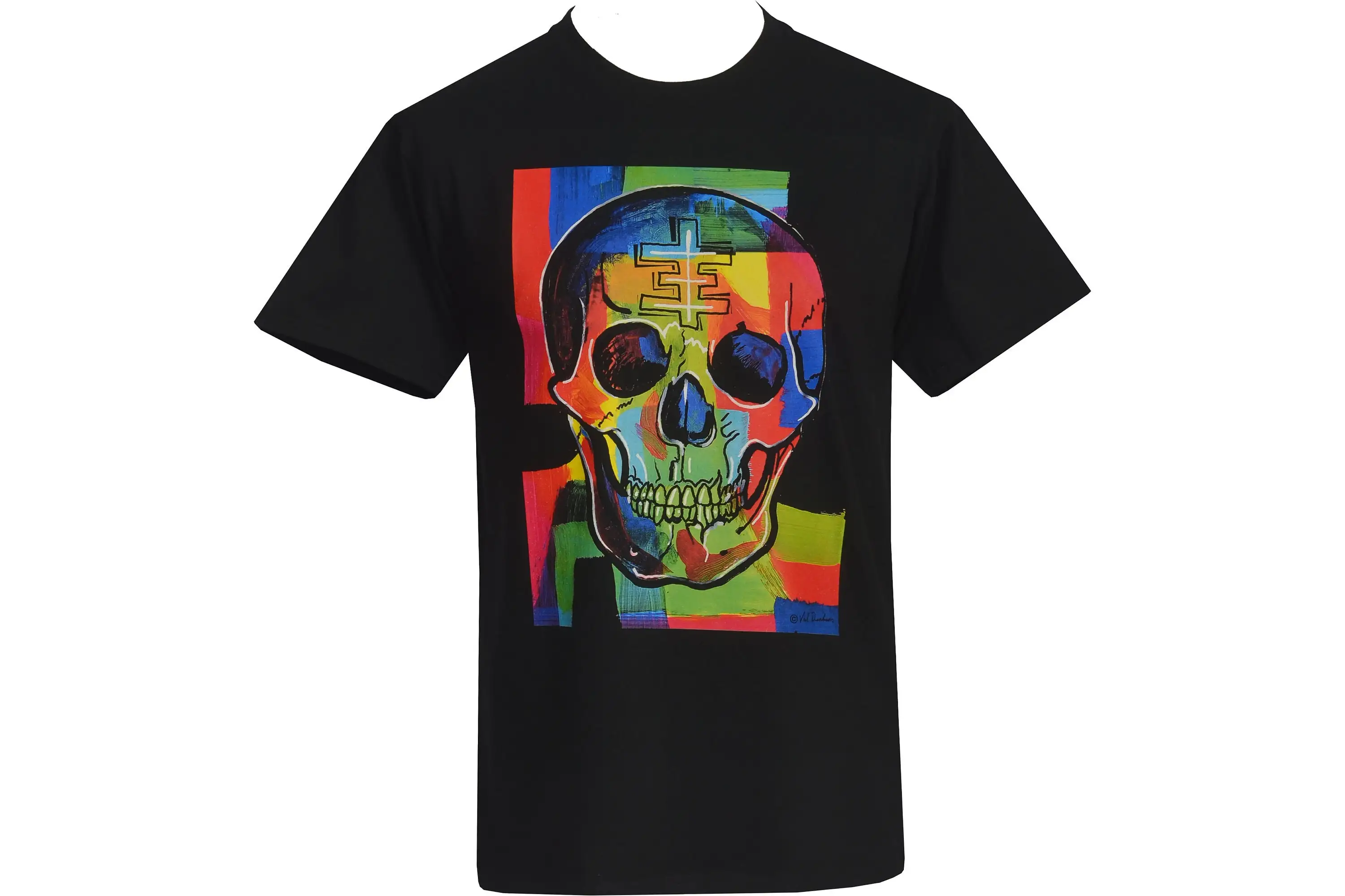 Мужская футболка Val Denham Trans Art Industrial Psychic TV PTV Skull Мужская футболка Val Denham Trans Art Industrial Psychic TV PTV Skull