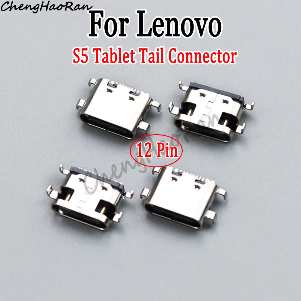 5 Pcs Type-C USB Female Charging Socket For Lenovo S5 Tablet Tail Plug 12Pin Type-C USB Power Charging Plug Interface Connector