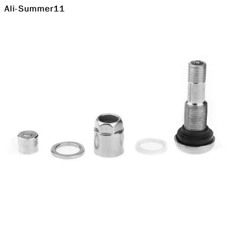 【A0】4 válvulas de neumático TR525 de acero a prueba de explosiones, con diámetro de 11.3, universales para automóviles y motocicletas, con tapa antipolvo