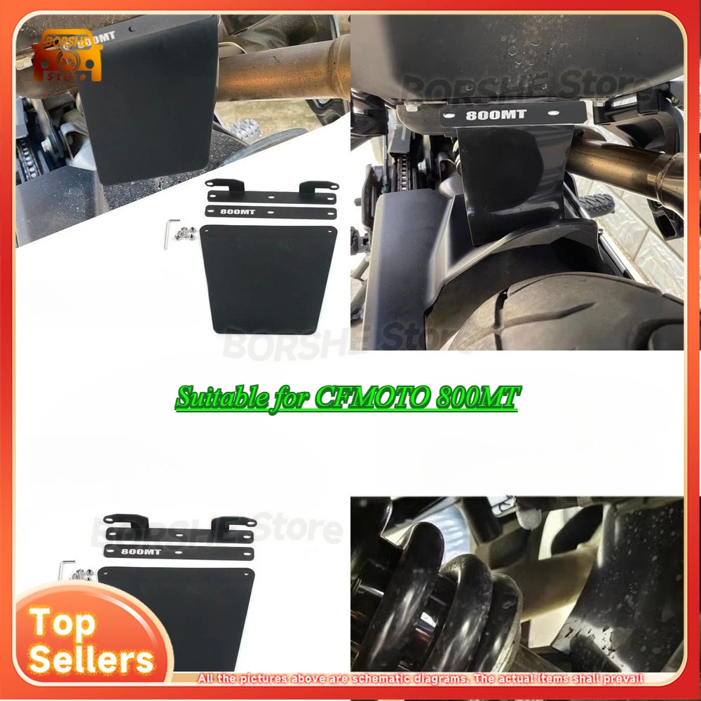 

Suitable for CFMOTO 800MT Rear Mid Fender Mudguard Shock Absorber No Damage Silicone Stainless Steel