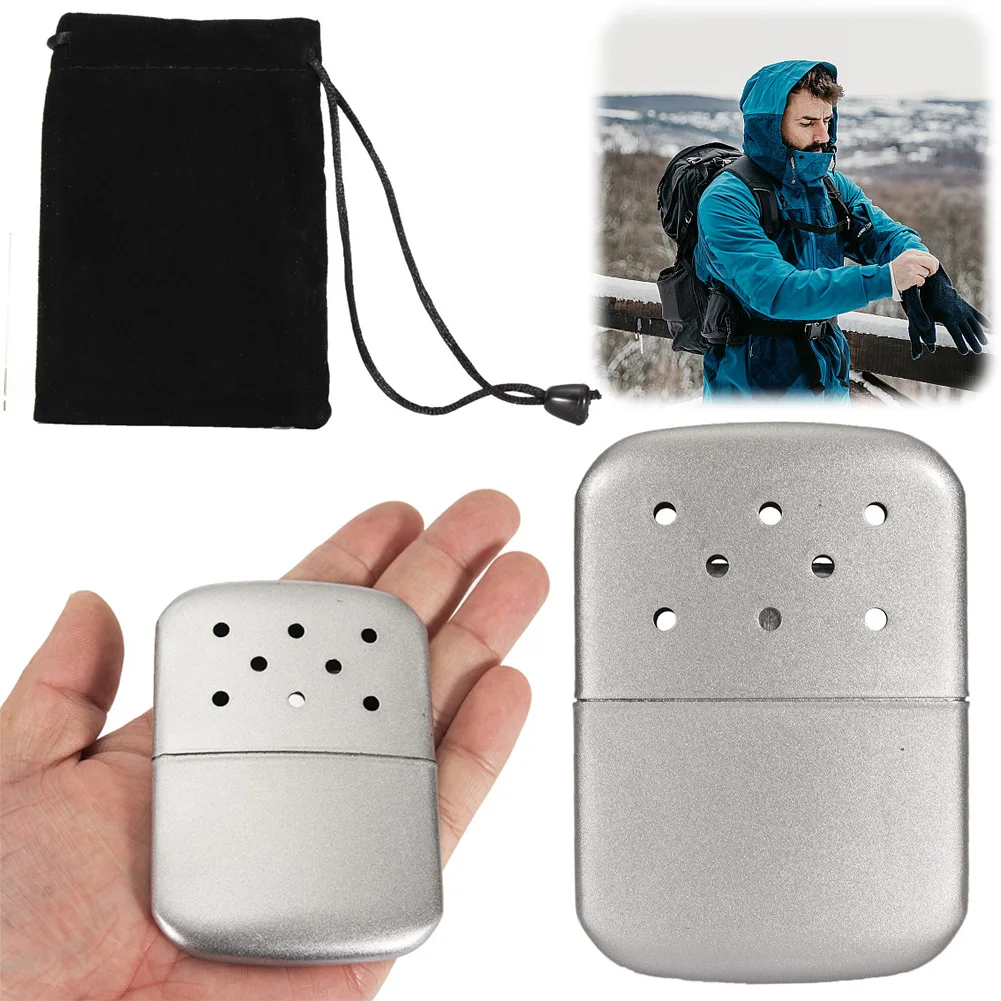 

Zinc Alloy Hand Warmer Reusable Fuel Hand Warmers Heater Small Handy Warmer Heater for Outdoor Hunting Camping Fishing