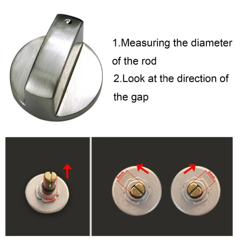Adaptadores botão fogão a gás, 4 unidades, interruptores rotativos forno, botão controle queimadores