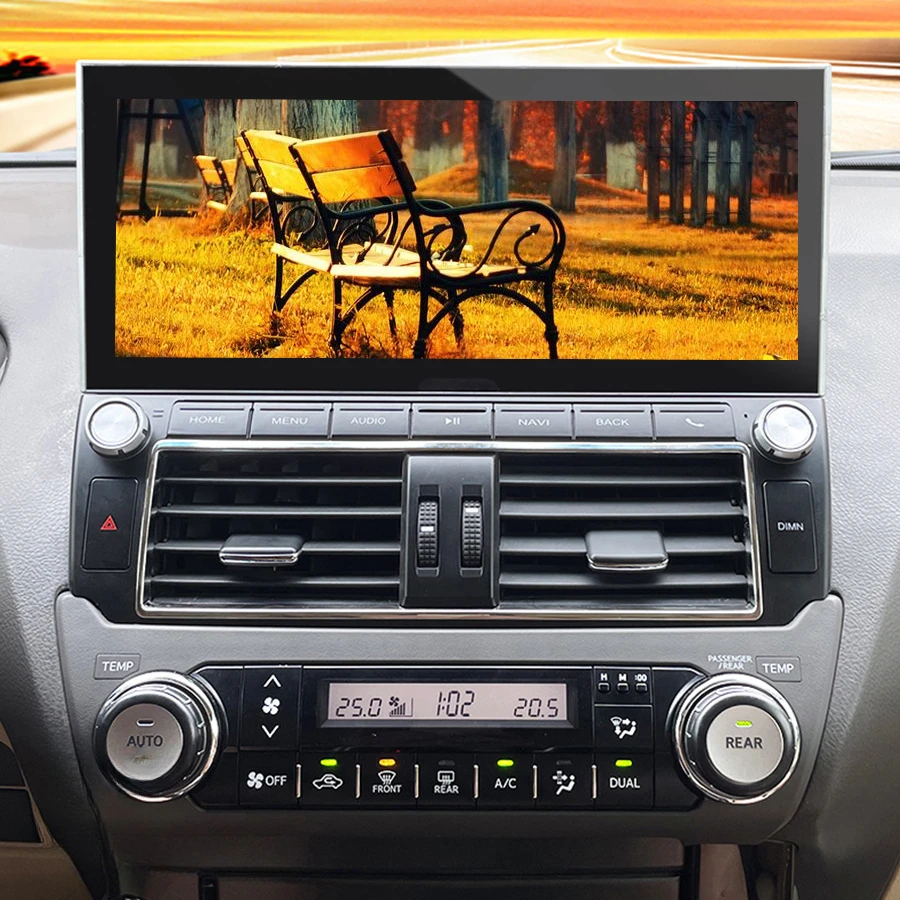 12.3Inch Screen Car Radio Android 13 Autoradio Stereo Carplay Gps For Toyota Prado 2014 TXL Lc150 2017 Multimedia Video Player