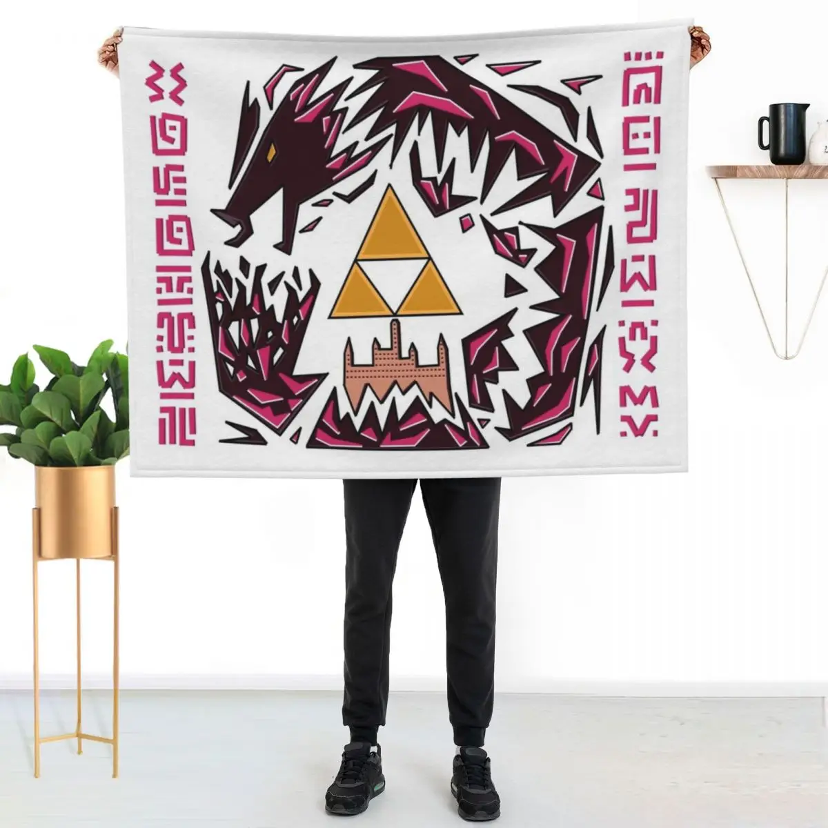 Calamity Hunter Throw Blanket manga Winter beds Summer Beddings Bed Fashionable Extra Large Throw warm for winter Blankets