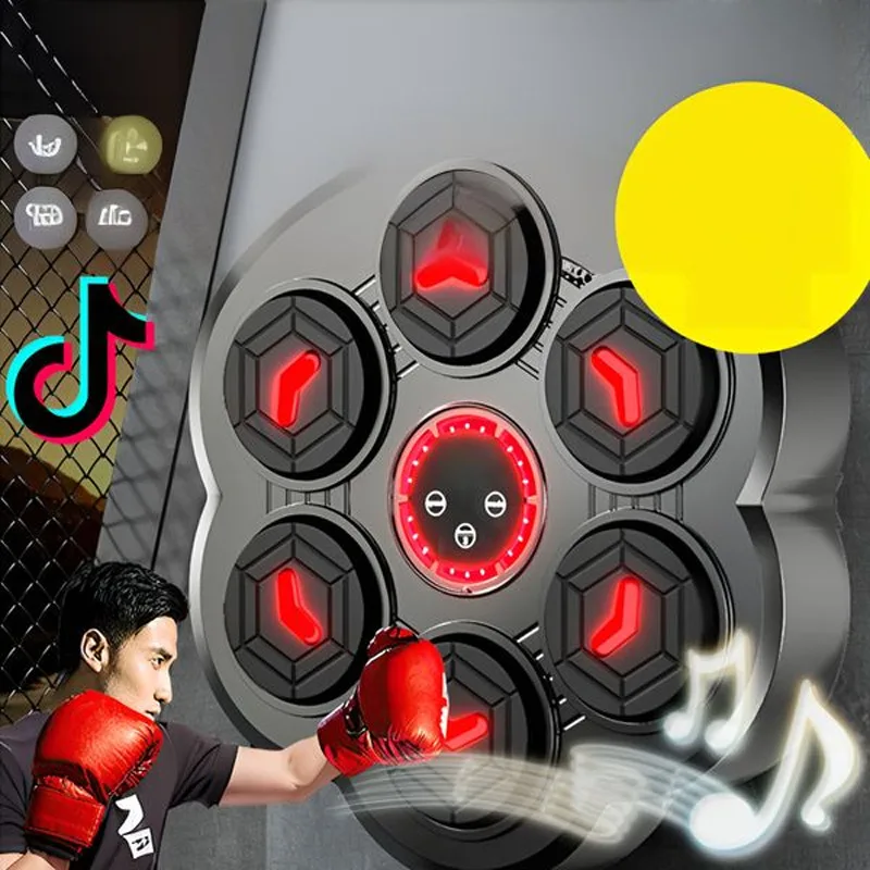 Popular! Smart Bluetooth Boxing Pad diet oxygen home indoor music boxing machine wall hanging boxing target sandbag