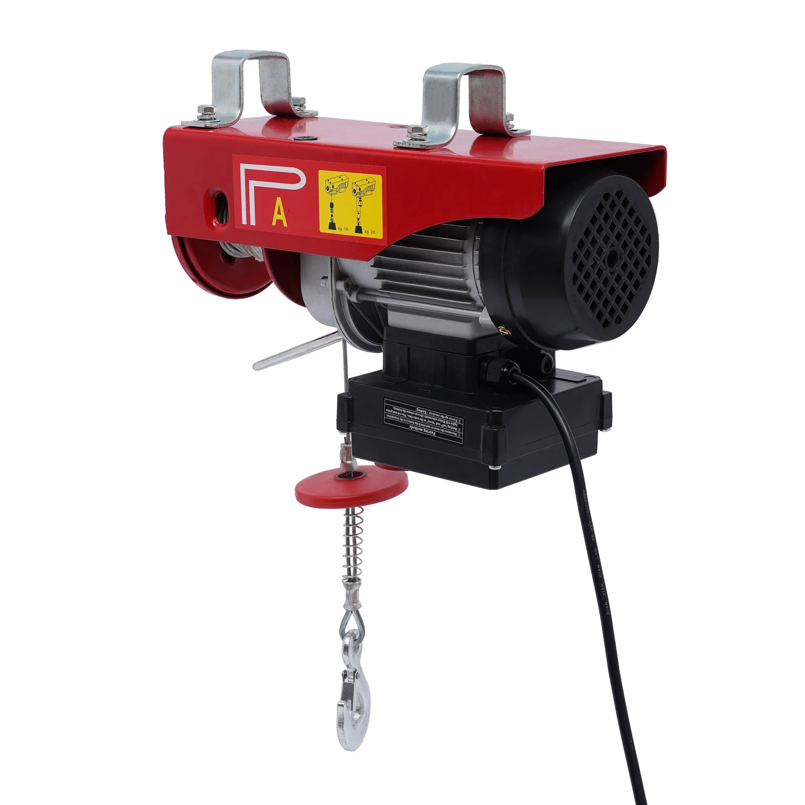 510W Electric Hoist 440 LBS Electric Winch Crane Tool With Wireless Remote Control Machine And US/EU Plug