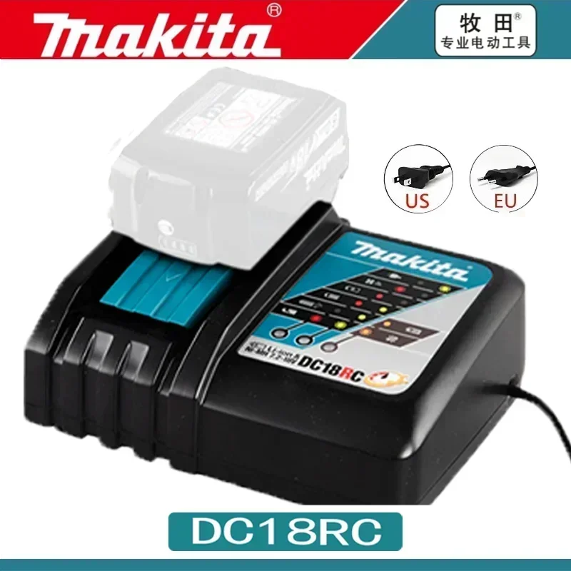 Echte Makita 18V batterij 6ah, met batterij-indicator Oplaadbare Makita-batterij, BL1830 BL1840 BL1850 batterij voor elektrisch gereedschap