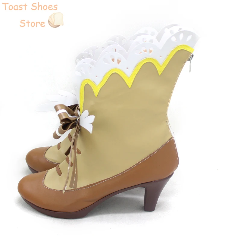 Ogata chieri cosplay schuhe pu lederschuhe halloween karnevals stiefel cosplay prop kostüm prop